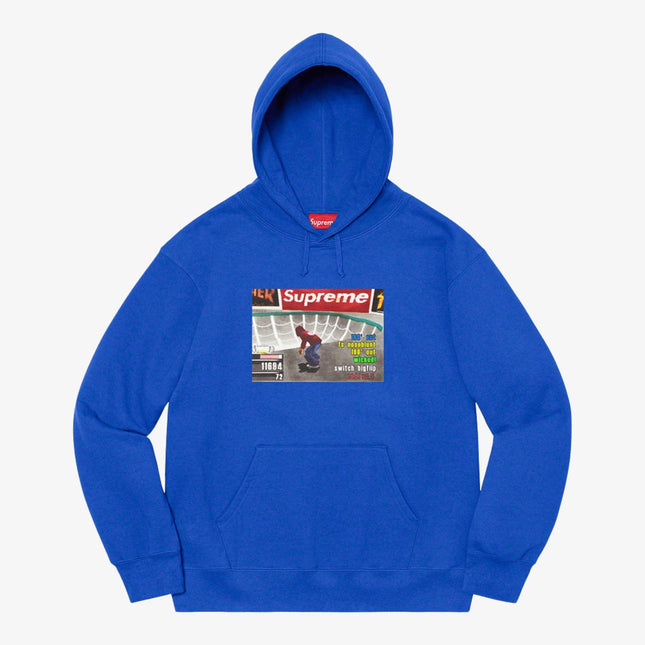 Supreme x Thrasher Pullover Hooded Sweatshirt Royal Blue (FW21) | SOLE SERIOUSS [1]