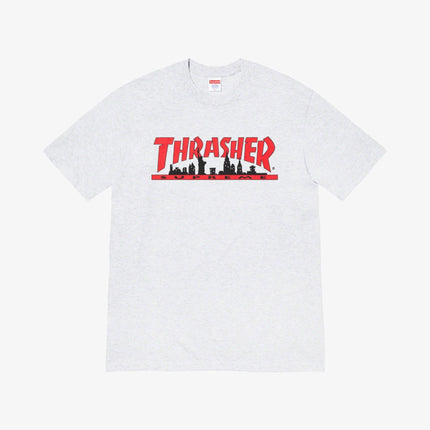 Supreme x Thrasher Tee 'Skyline' Ash Grey (FW21) - SOLE SERIOUSS (1)