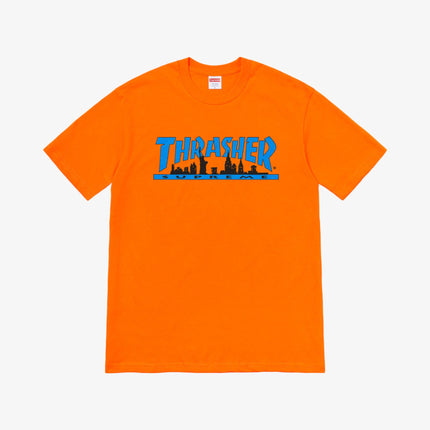 Supreme x Thrasher Tee 'Skyline' Orange (FW21) - SOLE SERIOUSS (1)