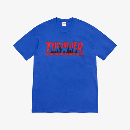 Supreme x Thrasher Tee 'Skyline' Royal Blue (FW21) - SOLE SERIOUSS (1)