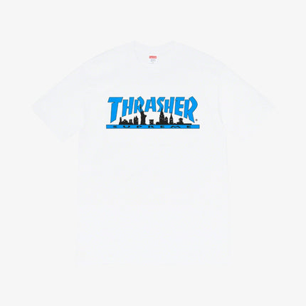 Supreme x Thrasher Tee 'Skyline' White (FW21) - SOLE SERIOUSS (1)