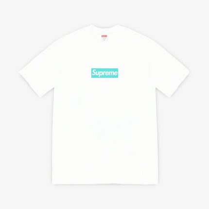 Supreme x Tiffany & Co. Tee 'Box Logo' White (FW21) - SOLE SERIOUSS (1)