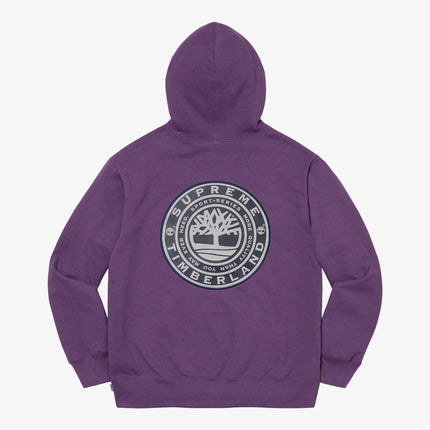 Supreme x Timberland Hooded Sweatshirt Dusty Purple FW21 - SOLE SERIOUSS (2)