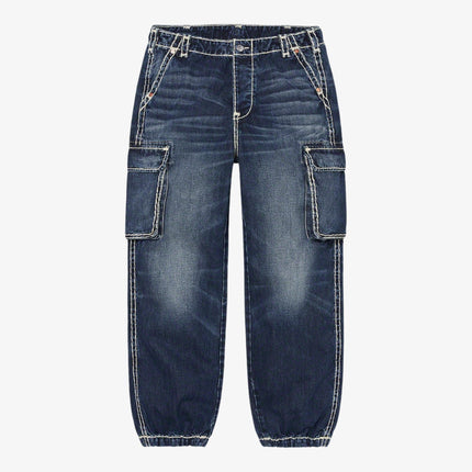 Supreme x True Religion Denim Cargo Pant Washed Blue (FW21) - SOLE SERIOUSS (1)