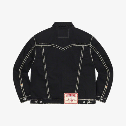 Supreme x True Religion Denim Trucker Jacket Black (FW21) - SOLE SERIOUSS (2)