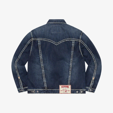 Supreme x True Religion Denim Trucker Jacket Washed Blue (FW21) - SOLE SERIOUSS (2)