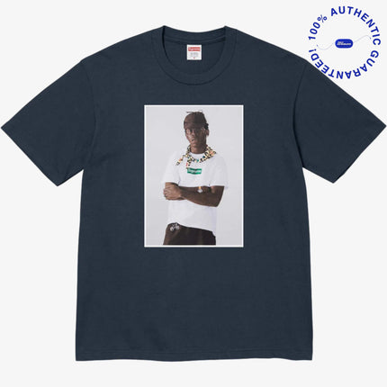 Supreme x Tyler, The Creator 'Photo' Tee Navy Blue (FW24) | SOLE SERIOUSS [1]