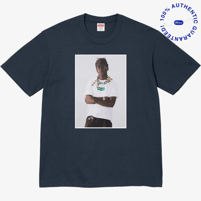 Supreme x Tyler, The Creator 'Photo' Tee Navy Blue (FW24) | SOLE SERIOUSS [1]