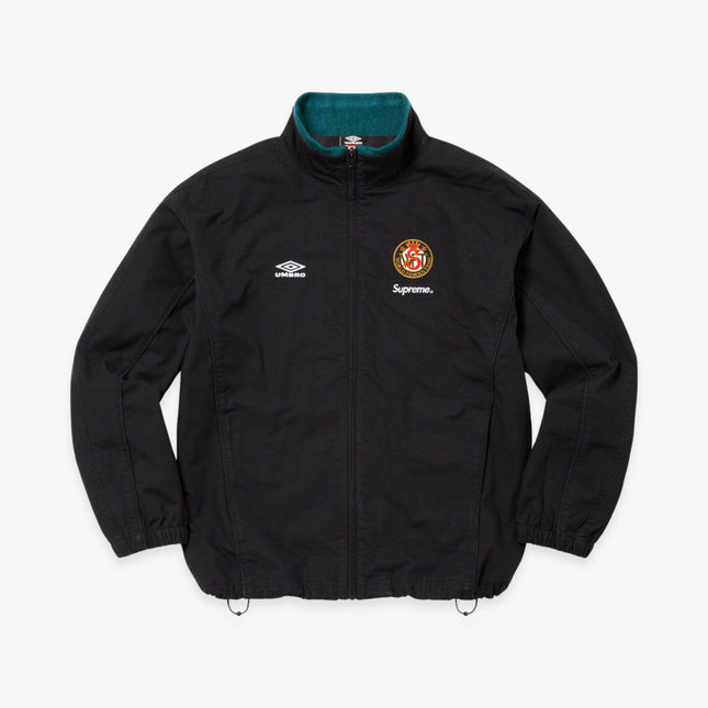 Supreme x Umbro Cotton Ripstop Track Jacket Black (FW23) - SOLE SERIOUSS (1)