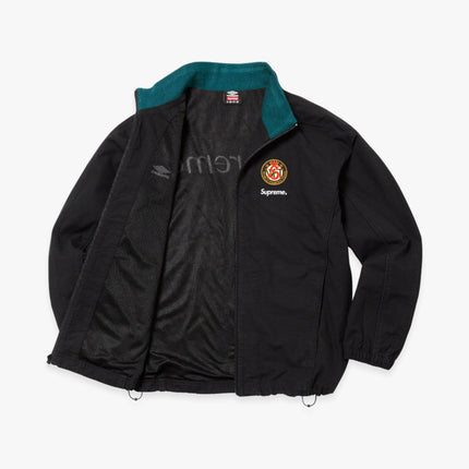 Supreme x Umbro Cotton Ripstop Track Jacket Black (FW23) - SOLE SERIOUSS (3)