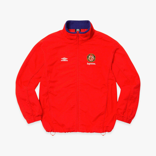 Supreme x Umbro Cotton Ripstop Track Jacket Red (FW23) - SOLE SERIOUSS (1)