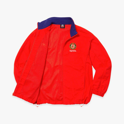 Supreme x Umbro Cotton Ripstop Track Jacket Red (FW23) - SOLE SERIOUSS (3)