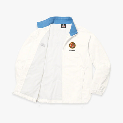 Supreme x Umbro Cotton Ripstop Track Jacket White (FW23) - SOLE SERIOUSS (3)