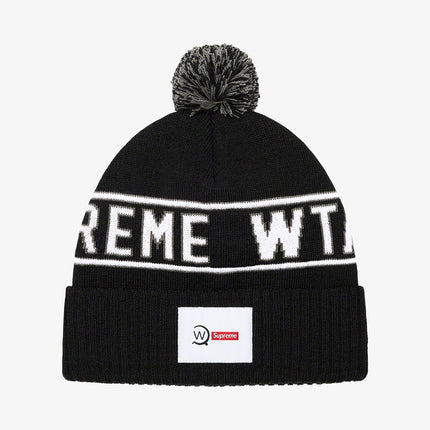 Supreme x WTAPS Beanie Black (FW21) - SOLE SERIOUSS (1)