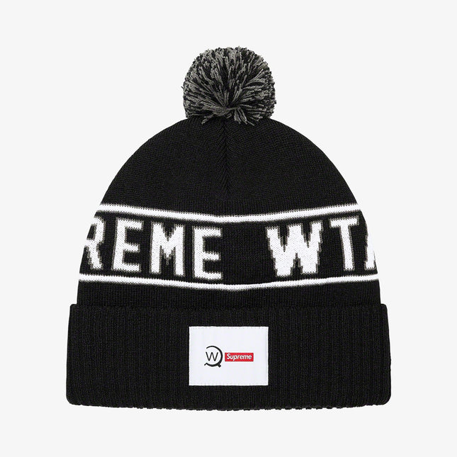 Supreme x WTAPS Beanie Black (FW21) - SOLE SERIOUSS (1)