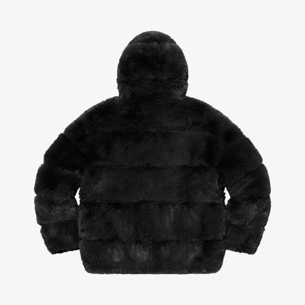 Supreme x WTAPS Faux Fur Hooded Jacket Black FW21 - SOLE SERIOUSS (3)