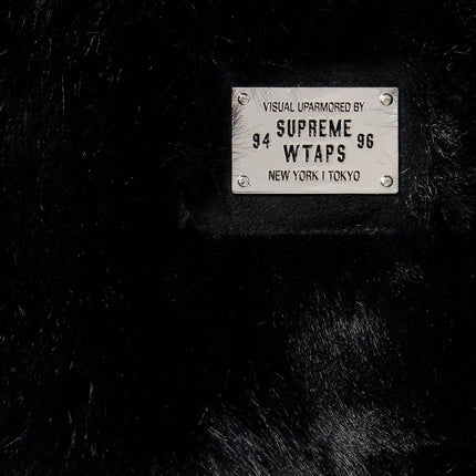 Supreme x WTAPS Faux Fur Hooded Jacket Black FW21 - SOLE SERIOUSS (4)