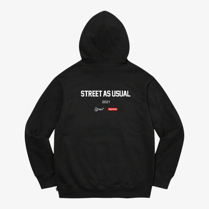 Supreme x WTAPS Hooded Sweatshirt 'Sic Em!' Black (FW21) - SOLE SERIOUSS (2)