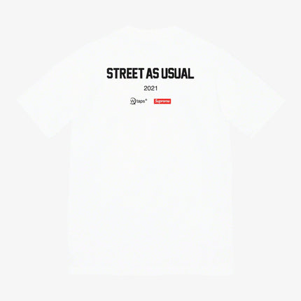 Supreme x WTAPS Tee 'Sic Em' White (FW21) - SOLE SERIOUSS (2)