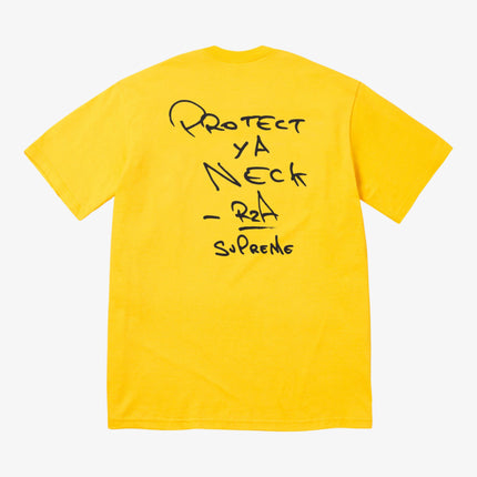 Supreme x Wu-Tang Clan Tee 'RZA' Yellow (FW25) | SOLE SERIOUSS [2]