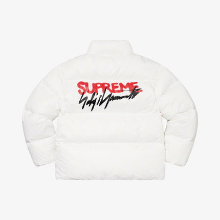 Supreme x Yohji Yamamoto Down Jacket White (FW20) - SOLE SERIOUSS (1)