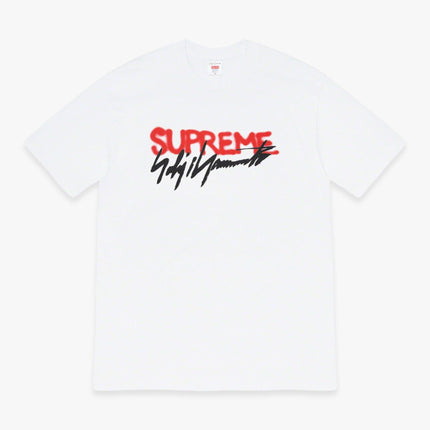 Supreme x Yohji Yamamoto Tee 'Logo' White (FW20) - SOLE SERIOUSS (1)