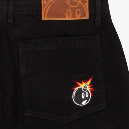 The Hundreds 'Adam Bomb' Washed Baggy Room Denim Black - SOLE SERIOUSS (3)