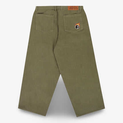 The Hundreds 'Adam Bomb' Washed Baggy Room Denim Forest Green - SOLE SERIOUSS (2)