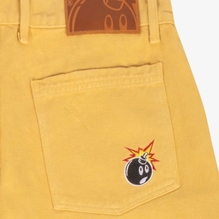The Hundreds 'Adam Bomb' Washed Baggy Room Denim Mustard - SOLE SERIOUSS (3)
