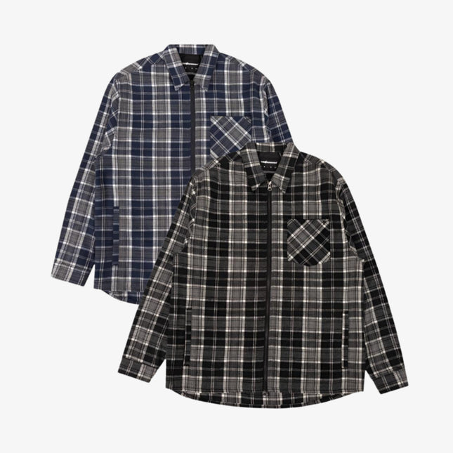 The Hundreds 'Alma' L/S Zip-Up Woven Shirt - SOLE SERIOUSS (1)