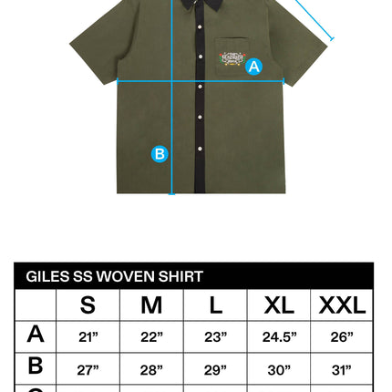 The Hundreds Giles SS Woven Button-Up Shirt - SOLE SERIOUSS (13)