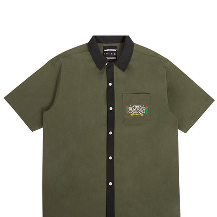 The Hundreds Giles SS Woven Button-Up Shirt - SOLE SERIOUSS (9)