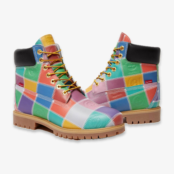 Supreme × Timberland Patchwork 6 Inch Supreme Timberland Patchwork 6