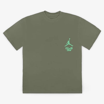 Travis Scott x Air Jordan T-Shirt 'Cactus Jack Highest' Olive (FW19) - SOLE SERIOUSS (1)