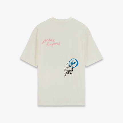 Travis Scott x Air Jordan x Fragment Design T-Shirt White FW21 - SOLE SERIOUSS (2)