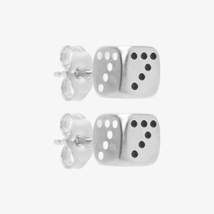 Triple Sevens '7' Dice Earring Set Silver | SOLE SERIOUSS [1]