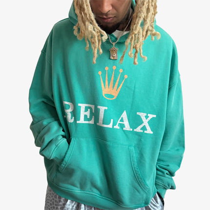 Triple Sevens 'Relax' Pullover Hoodie Teal | SOLE SERIOUSS [4]