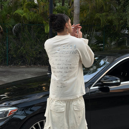 Triple Sevens 'Room Service' L/S Long Sleeve Tee Grey | SOLE SERIOUSS [5]