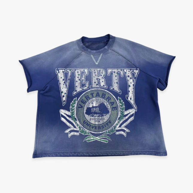 Vertabrae Crew Neck 'Verty University' Blue - SOLE SERIOUSS (1)