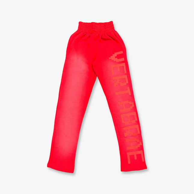 Vertabrae Washed Sweatpants Red / Red SS24 - SOLE SERIOUSS (1)