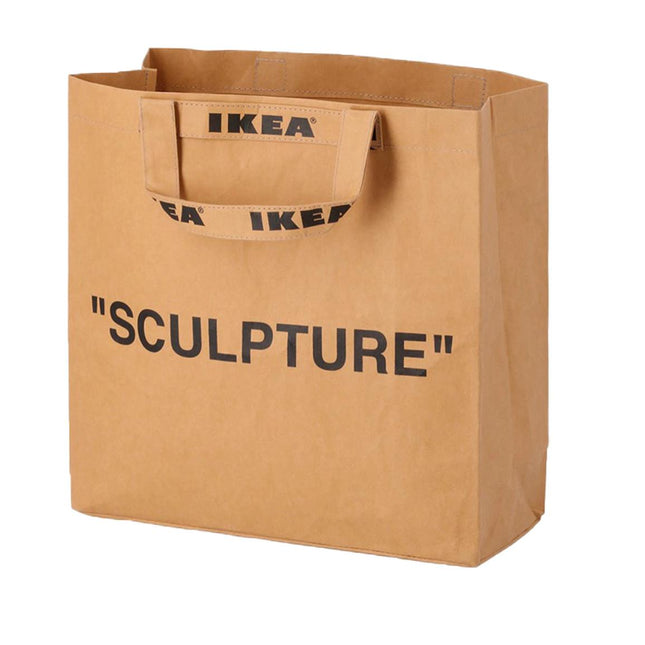 Virgil Abloh x IKEA MARKERAD "SCULPTURE" Medium Carrier Bag Brown - SOLE SERIOUSS (1)