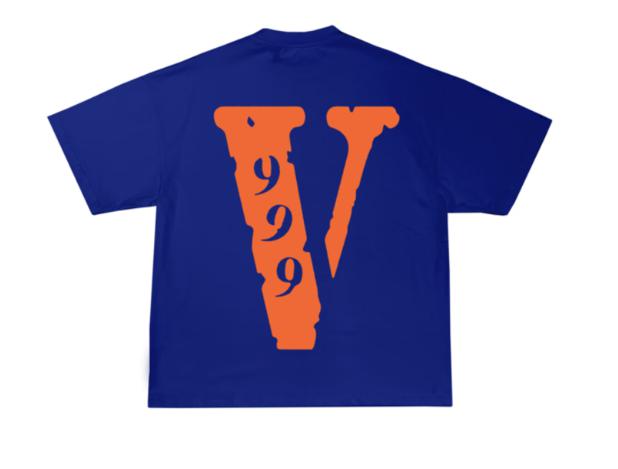 Vlone x Juice Wrld '999' T-Shirt Blue SS20 - SOLE SERIOUSS (1)