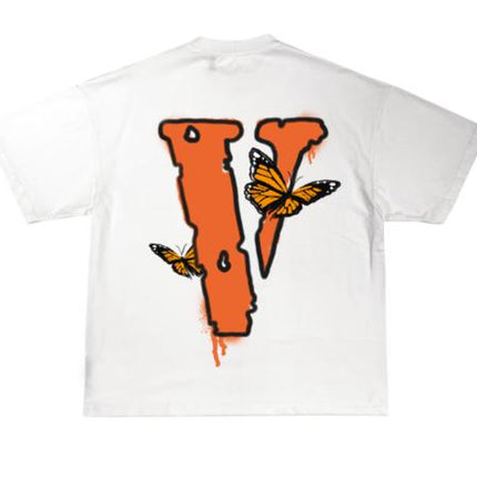 Vlone x Juice Wrld 'Butterfly' T-Shirt White (SS20) - SOLE SERIOUSS (1)