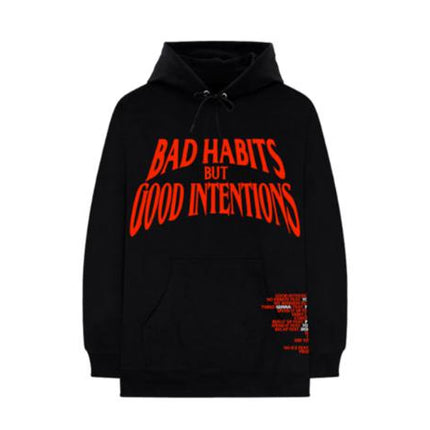 Vlone x NAV 'Bad Habits but Good Intentions' Hoodie Black (SS20) - SOLE SERIOUSS (1)