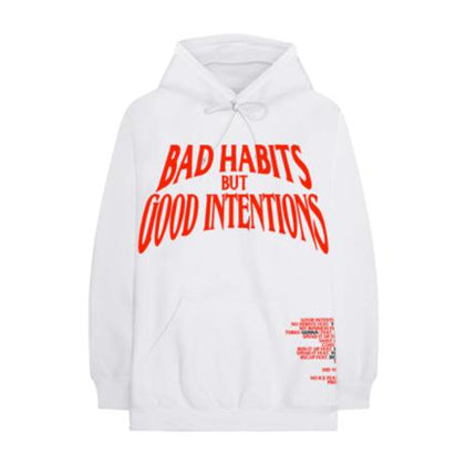 Vlone x NAV 'Bad Habits but Good Intentions' Hoodie White (SS20) - SOLE SERIOUSS (1)