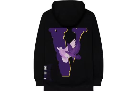 Vlone x NAV 'Good Intentions Doves' Hoodie Black SS20 - SOLE SERIOUSS (1)