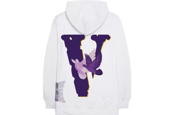 Vlone x NAV 'Good Intentions Doves' Hoodie White SS20 - SOLE SERIOUSS (1)