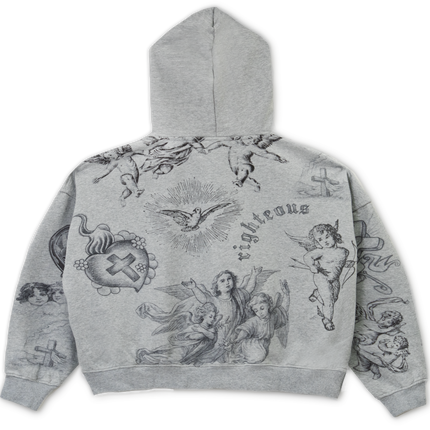 We Are Righteous 'God's Favorite' Distressed Pullover Hoodie | SOLE SERIOUSS [2]