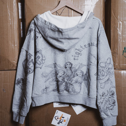 We Are Righteous 'God's Favorite' Distressed Pullover Hoodie | SOLE SERIOUSS [6]