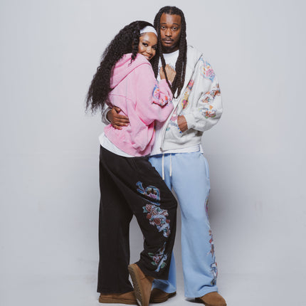 We Are Righteous 'Risen King' Sweatpants Blue | SOLE SERIOUSS [4]